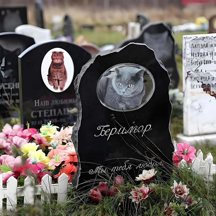 Welche Anpassungsoptionen erhöhen PET Memorial Plaques über grundlegende Namen hinaus?