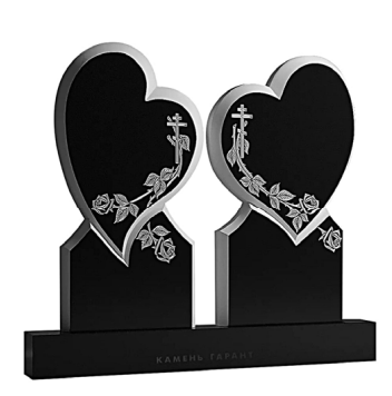 Chinesische Xingyan Russische Stil Doppelte Herz Religiöses Symbolkunst Grabstein