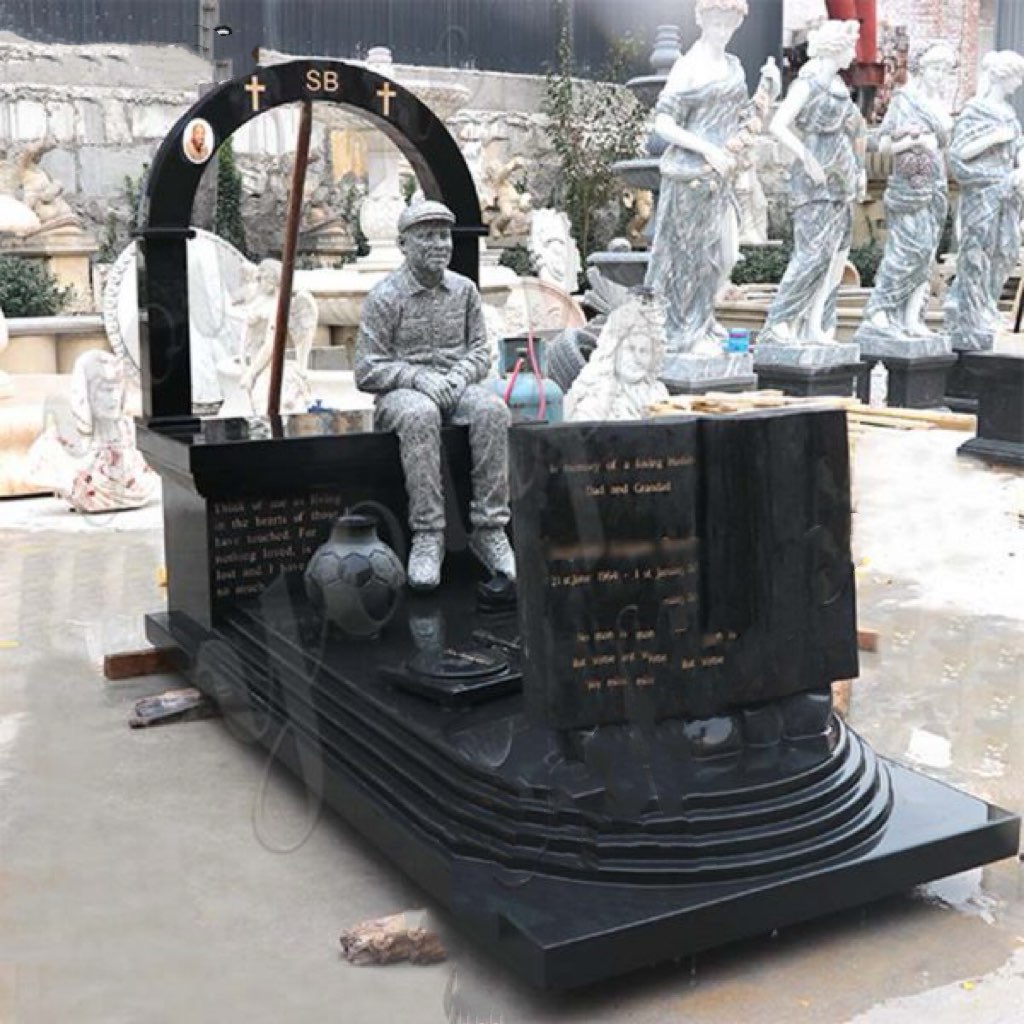 Kundenspezifischer künstlerischer Grabstein für menschliche Statue