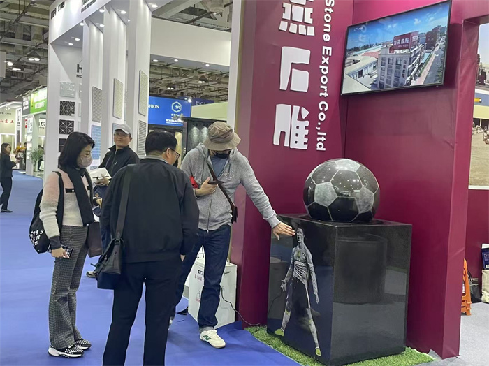 Personalisierte Fußballheld -Wasserskulptur