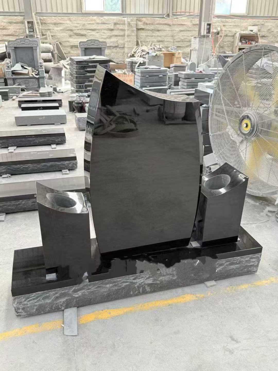 Xingyan Customized Double-Post Black Granit Granit Granitstein